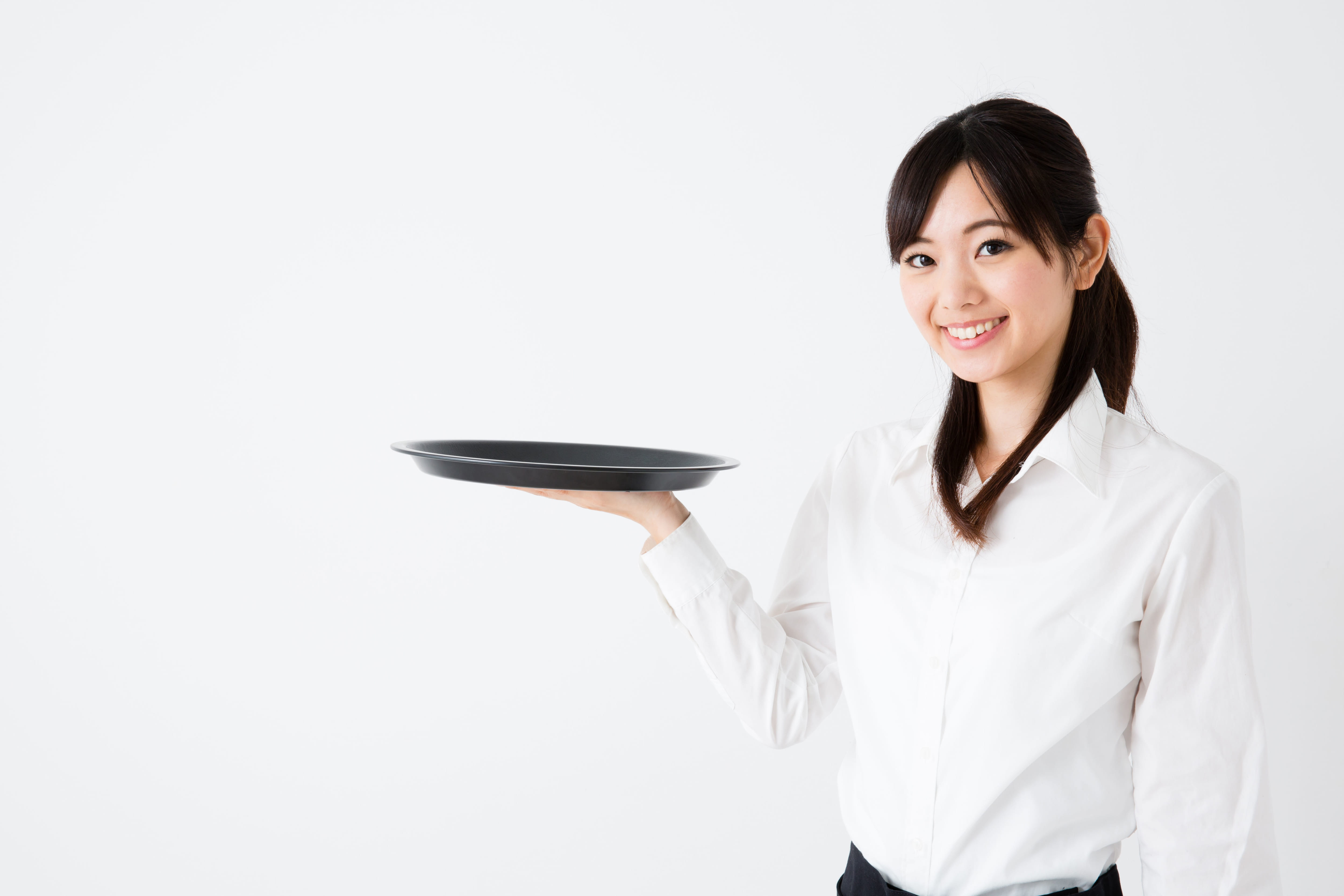 Asian waitress