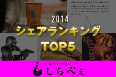 しらべぇシェアランキング
