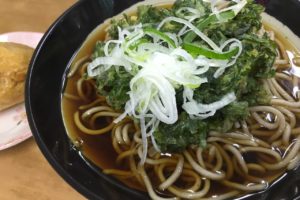 卓上煮干粉をかけて味変！神田の老舗立ち蕎麦屋が間違いない