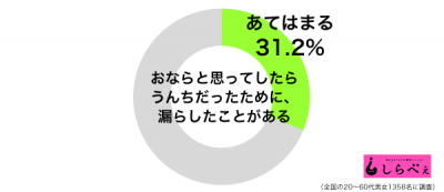 おならと思ったらうんちグラフ