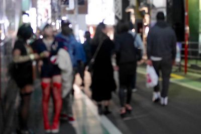 ハロウィン仮装の痴漢