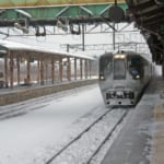 雪の鉄道