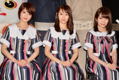 桜井玲香、秋元真夏、若月佑美