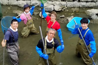 池の水ぜんぶ抜く大作戦
