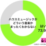ハウスミュージック円グラフ
