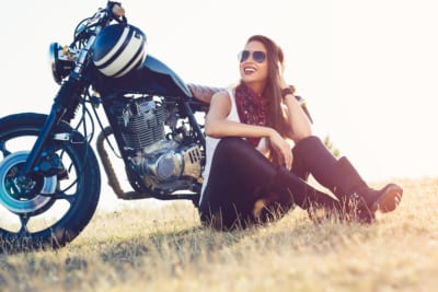 バイク美女