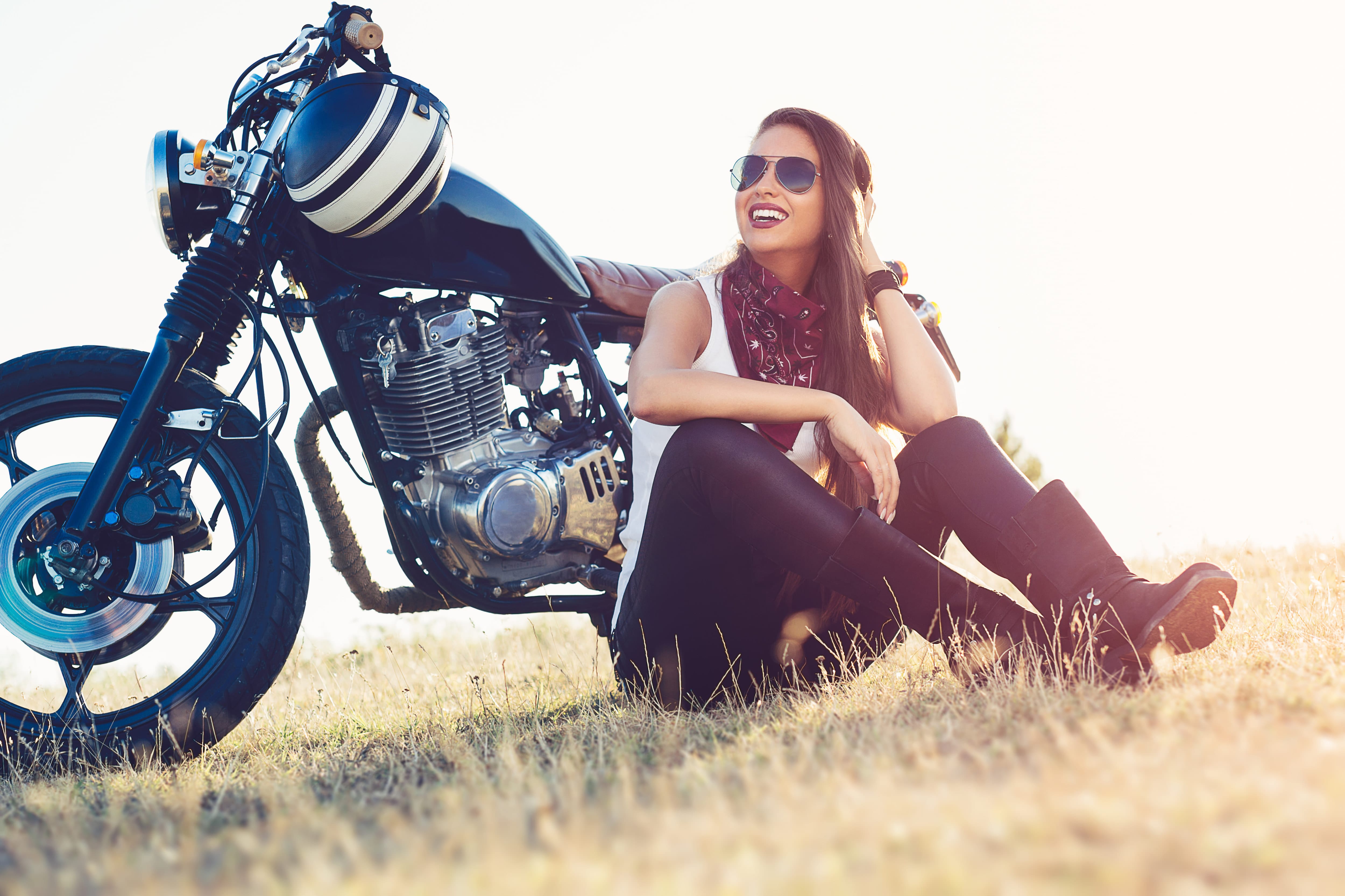 バイク美女