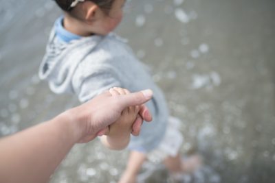 子供から目を話す