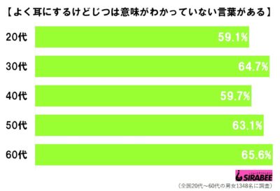 じつは意味がわからない言葉