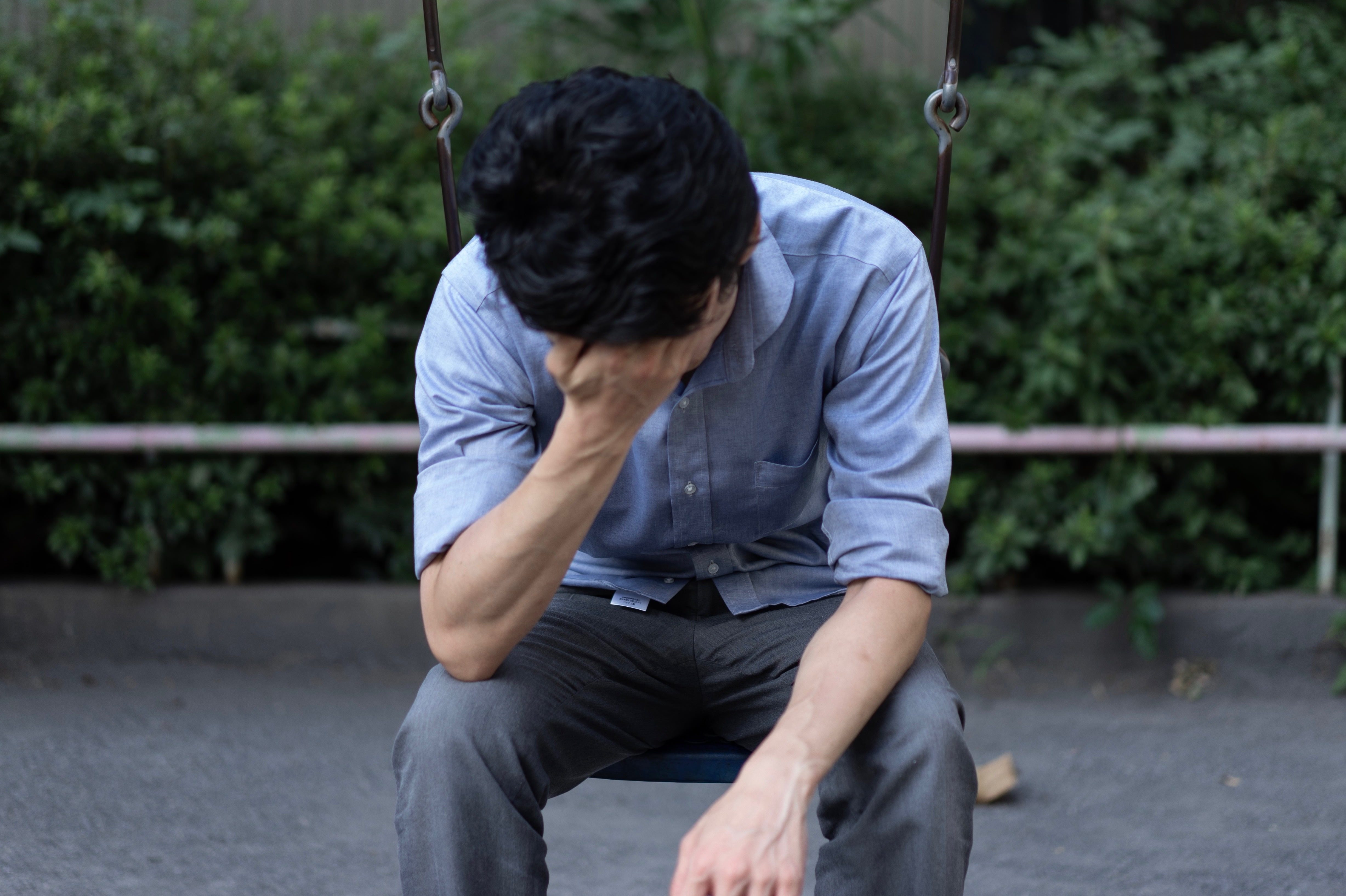 失恋男性