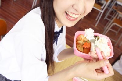 女子高生　お弁当