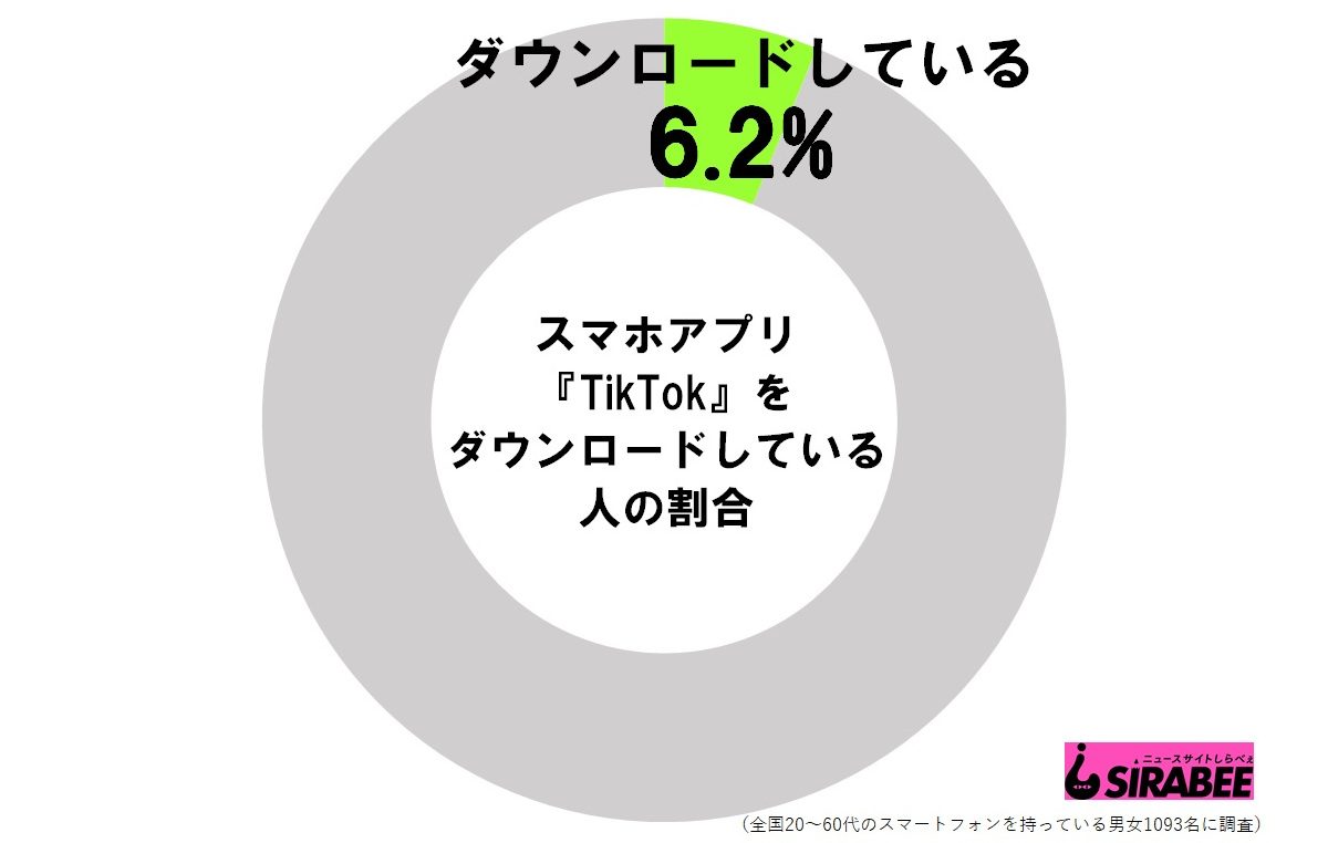 TikTokダウンロード調査