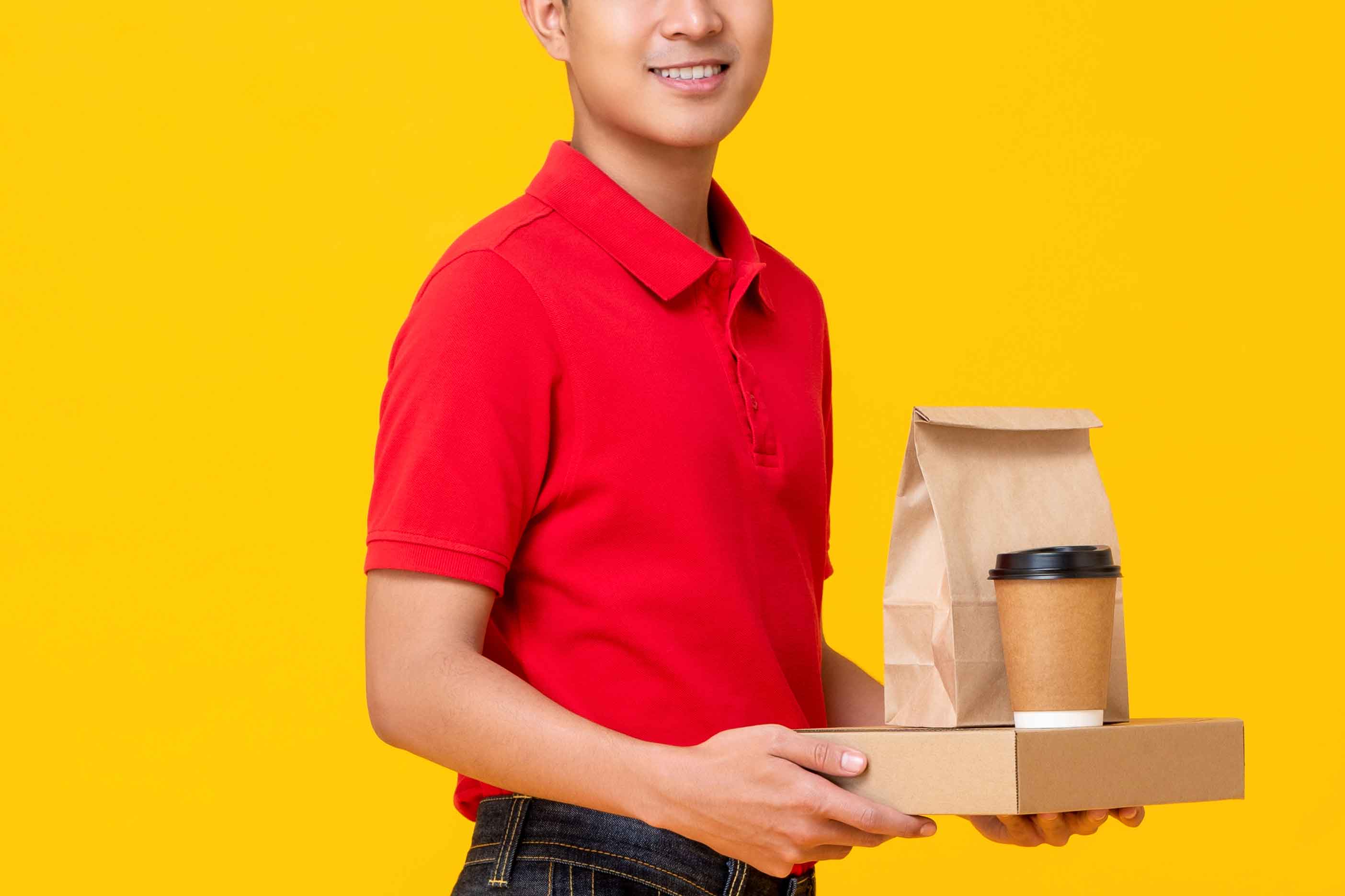 ファストフードの従業員