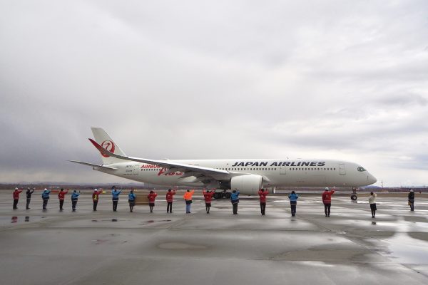 新千歳空港での合同お見送り