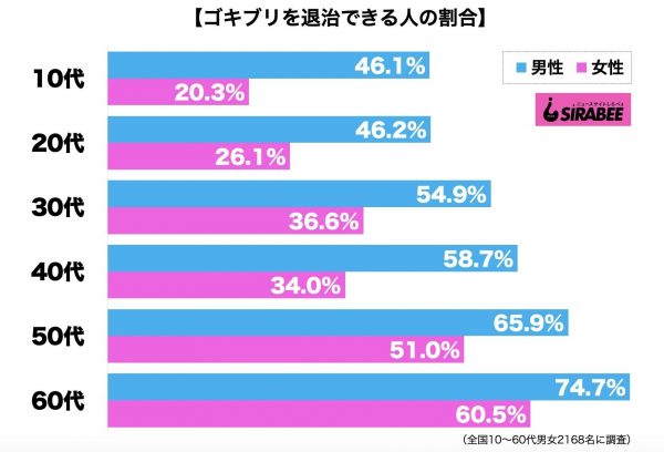 ゴキブリ退治