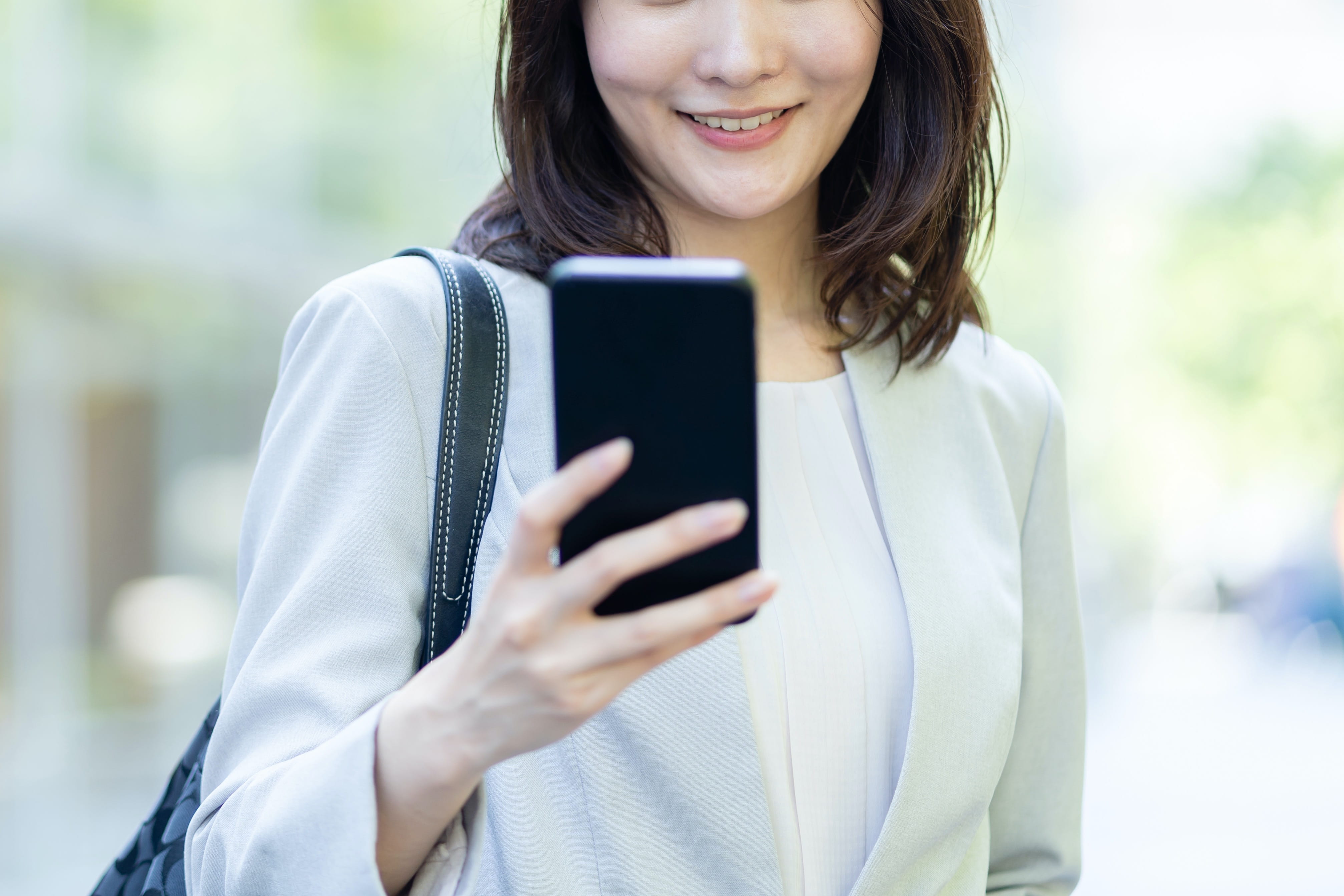 スマホ・女性