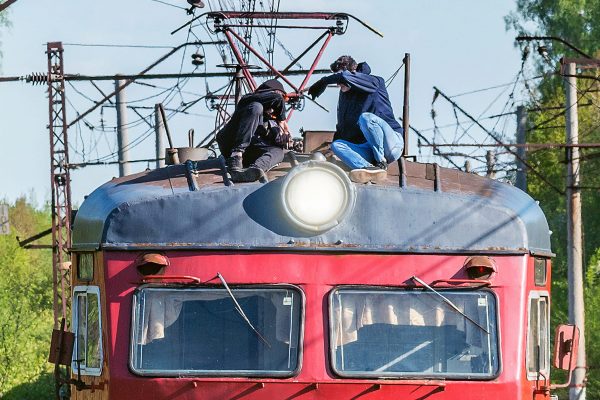 電車・屋根