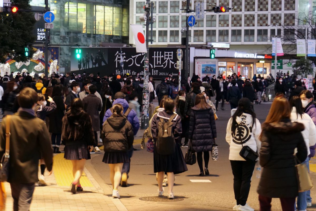 緊急事態宣言・渋谷スクランブル交差点