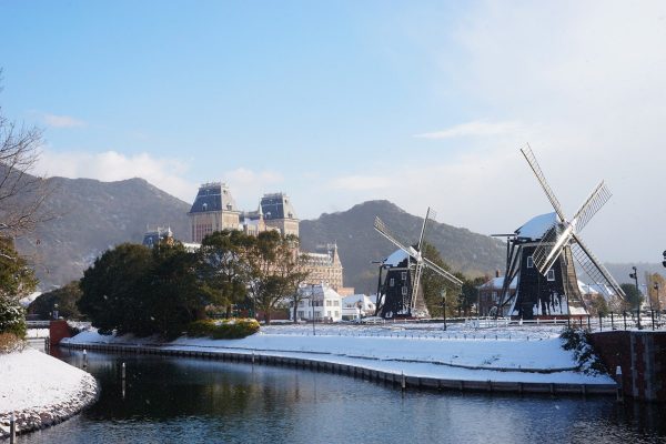 ハウステンボス・雪景色