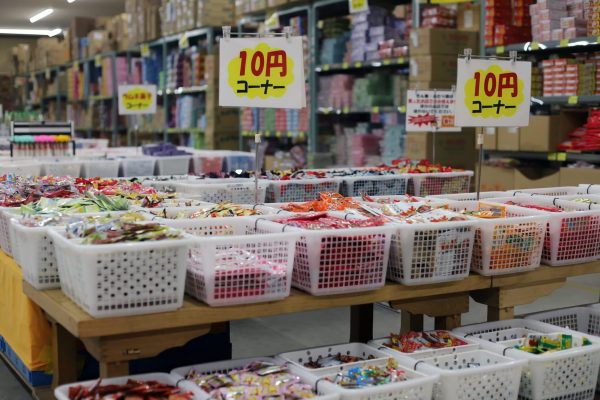 日本一のだがし売り場店内