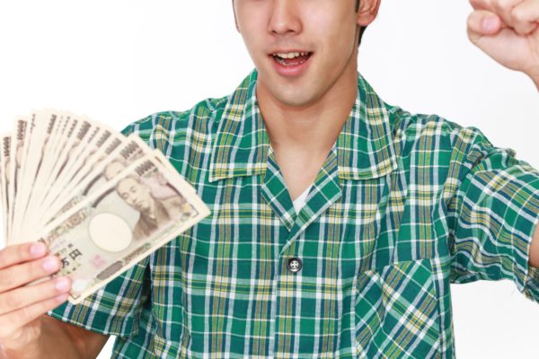 大金・札束・男性