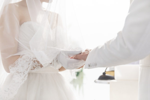 結婚式・指輪交換