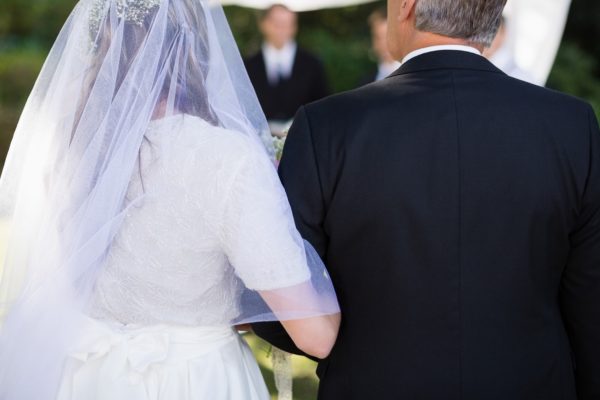 結婚式・中年カップル