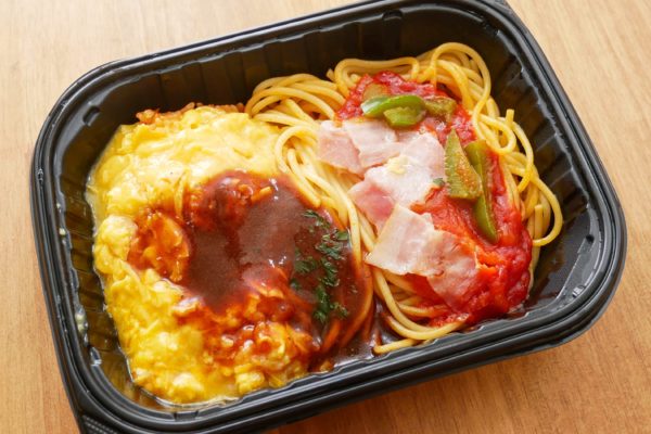 2つの美味しさデミオムライス&ナポリタン