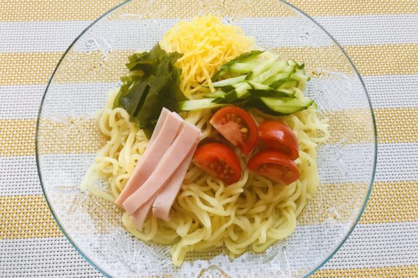冷やし中華のハム