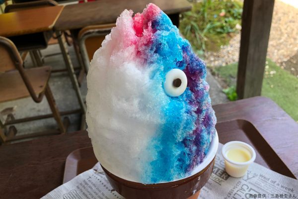 陶芸センターのかき氷