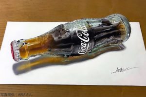 コカ・コーラ立体画