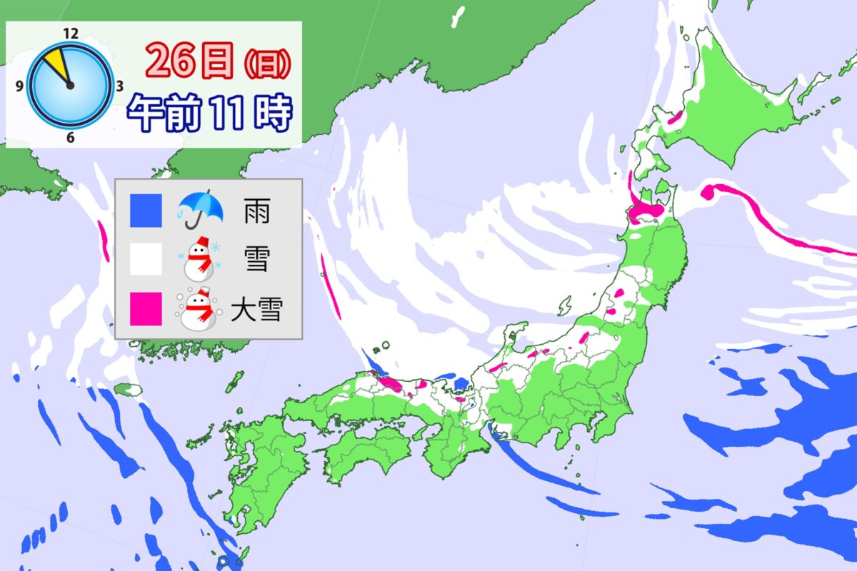 クリスマス天気予報