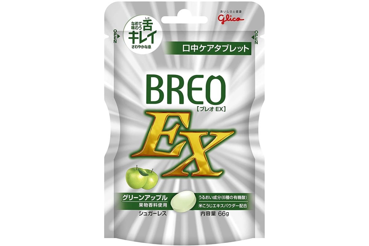 江崎グリコ BREO-EX グリーンアップル 66g