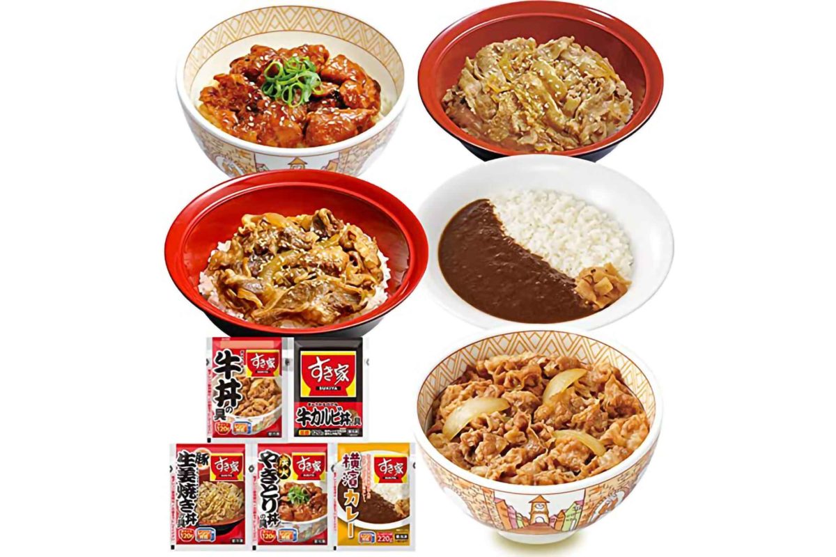 すき家 食べ比べセット5種10食【牛丼×牛カルビ丼×豚生姜焼き丼×炭火やきとり丼×横濱カレー】