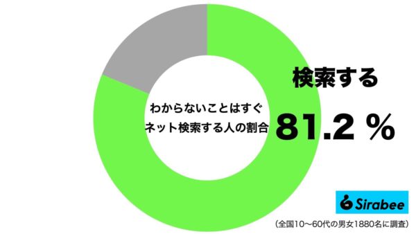 わからないことはすぐネット検索