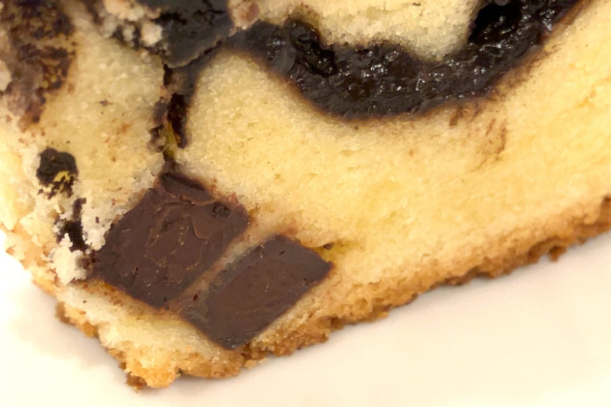 クッキーとチョコレートのパウンドケーキ