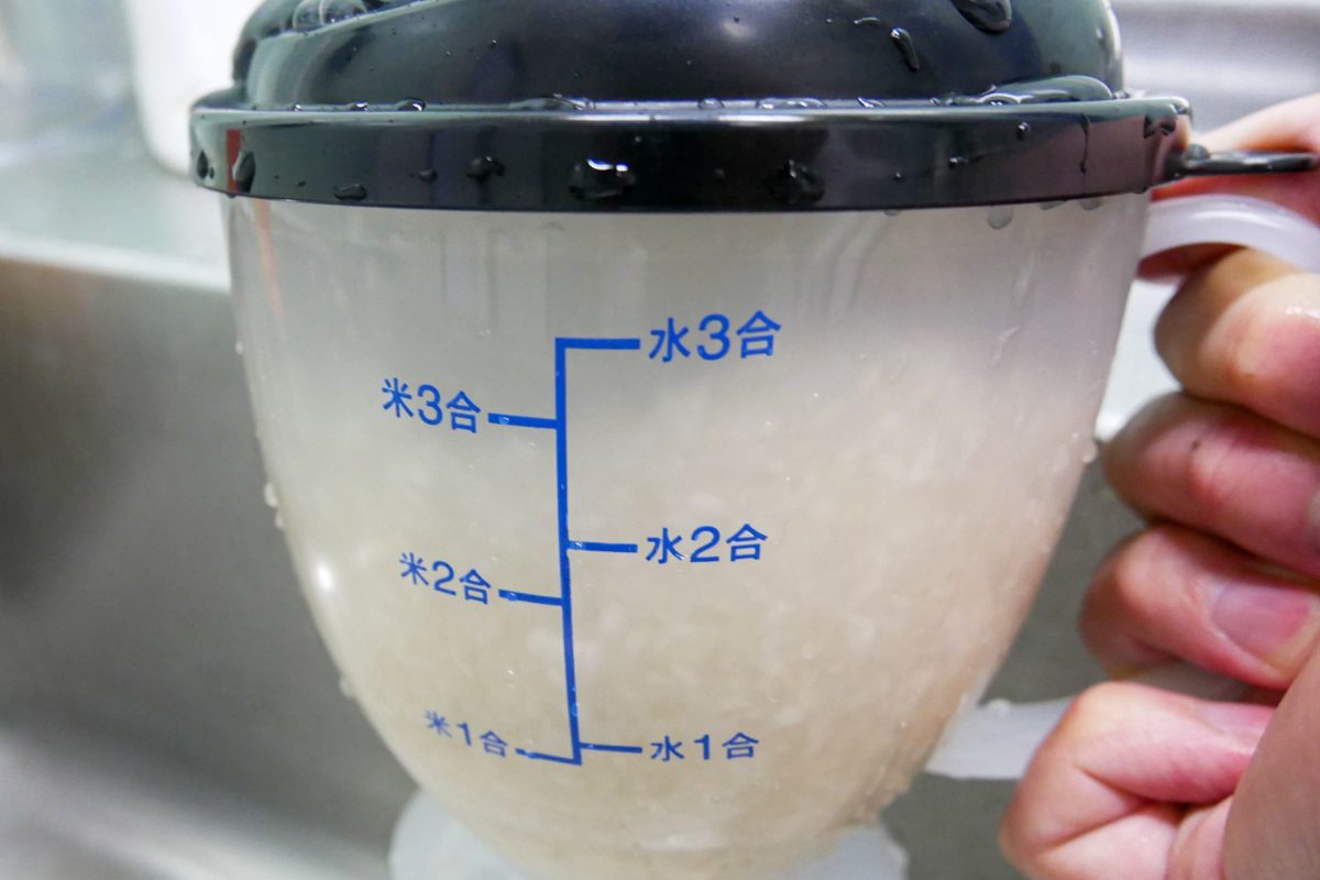 水流式米とぎ器 ニューつめたく米