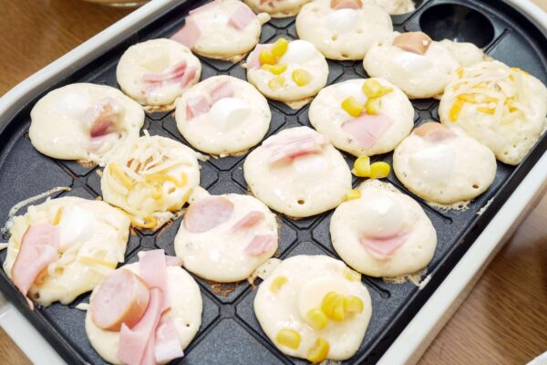 たこ焼き器で作る チーズボール