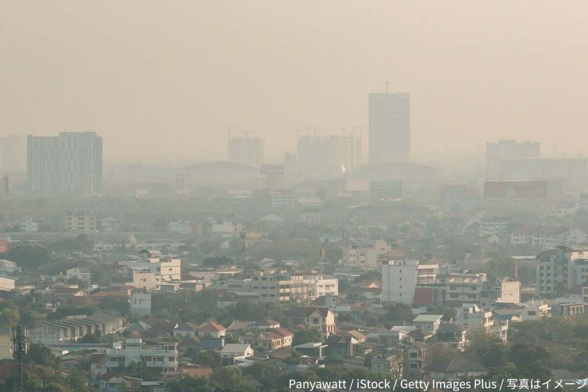 黄砂・PM2.5・大気汚染・空気汚染