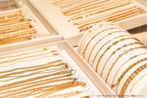 宝石店・宝飾店・チェーン・ネックレス・金