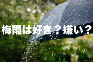 九州北部から東海までが梅雨入り　「梅雨が好きか嫌いか」9割の答えは…