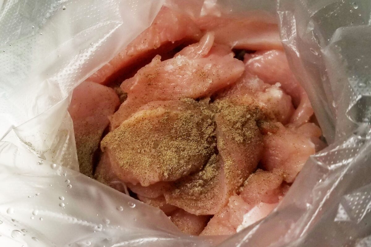 しっとり鶏むねの梅大葉ポン酢・ポリ袋