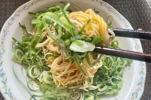 油そば風そうめん