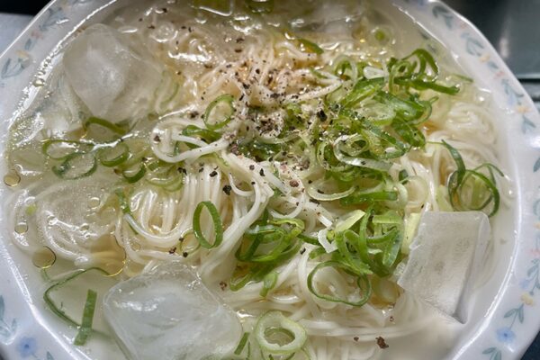 鶏がらねぎ塩そうめん