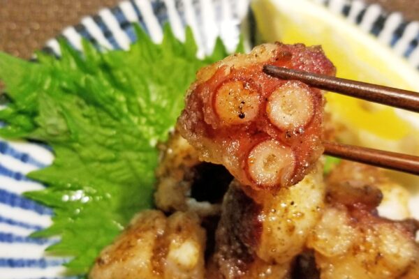 たこの塩ガーリック唐揚げ・実食