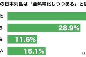 亜熱帯化