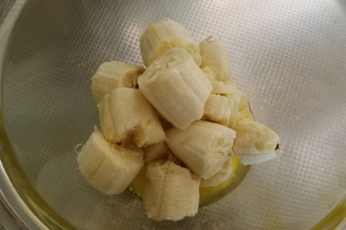 濃厚バナナケーキ・バナナ