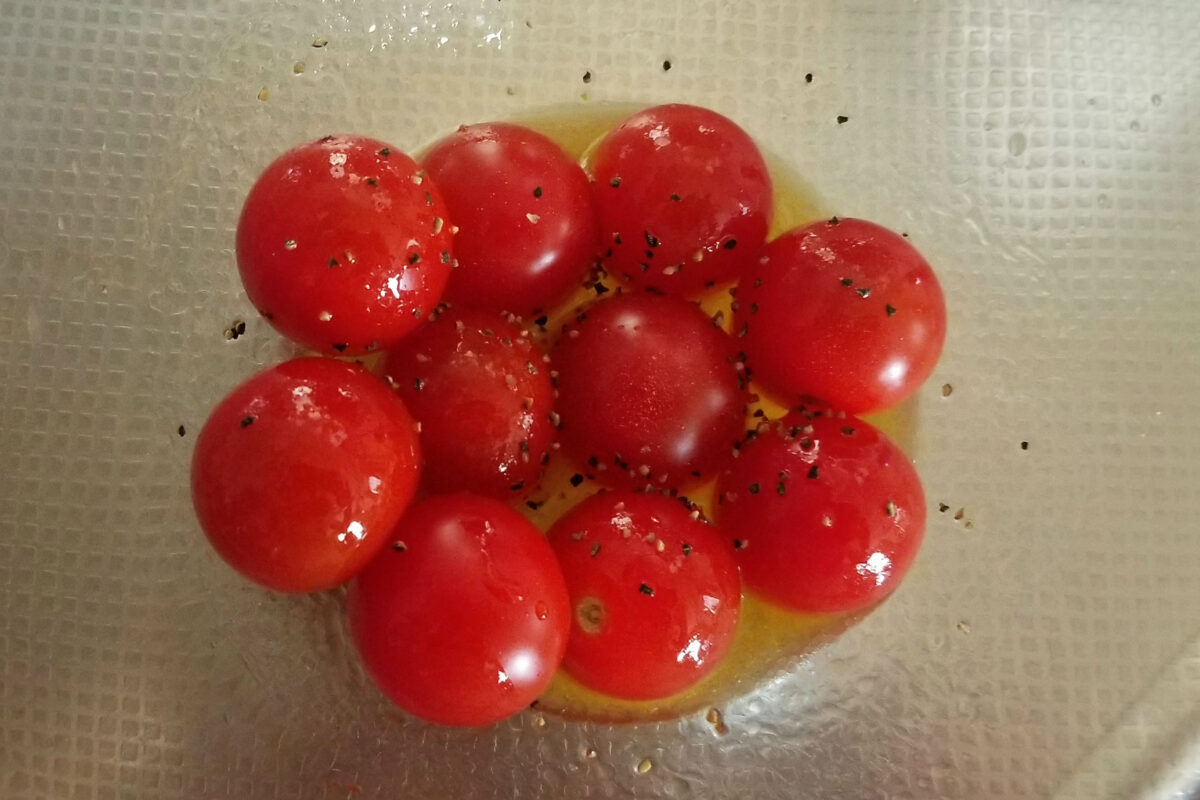 ミニトマトのハチミツマリネ・トマト