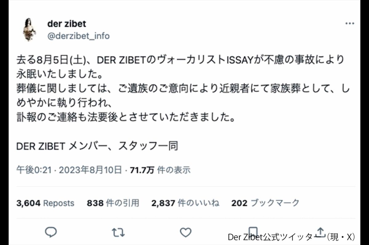 Der Zibet公式ツイッター（現・X）