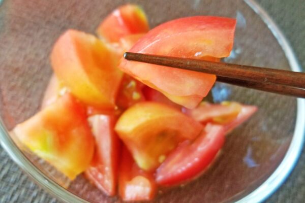 トマトのやみつき中華風サラダ・実食